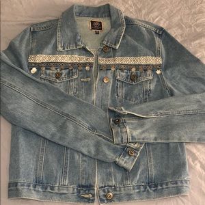 Women’s Tribal Embroidery Denim Jacket
